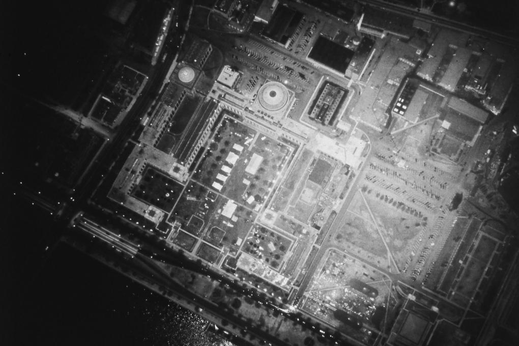 Aerial View of MIT at Night