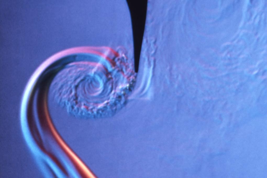 Tip Vortex from a Fan Blade